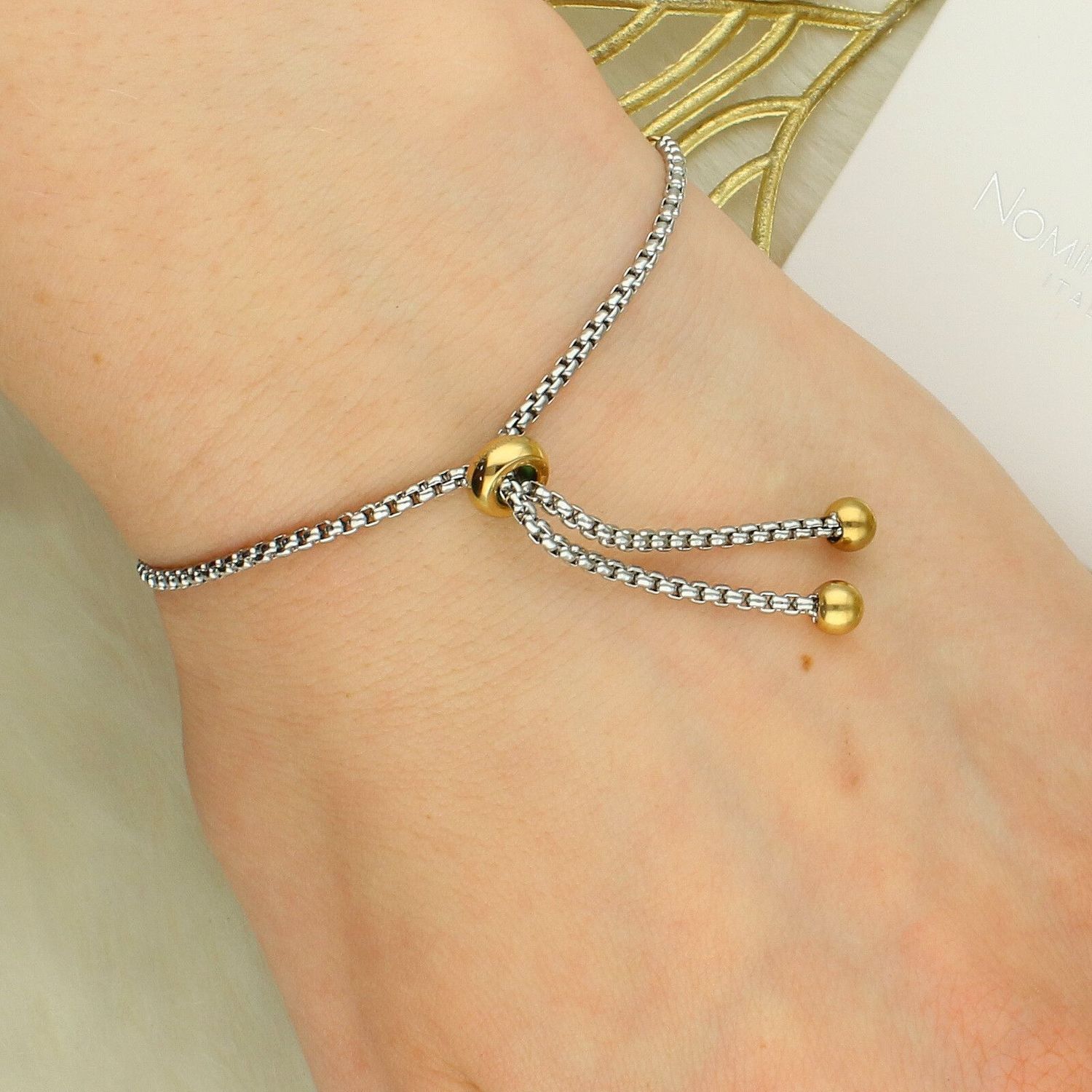 Bransoletka Nomination  z symbolem dziewczynki 028018 026.jpg